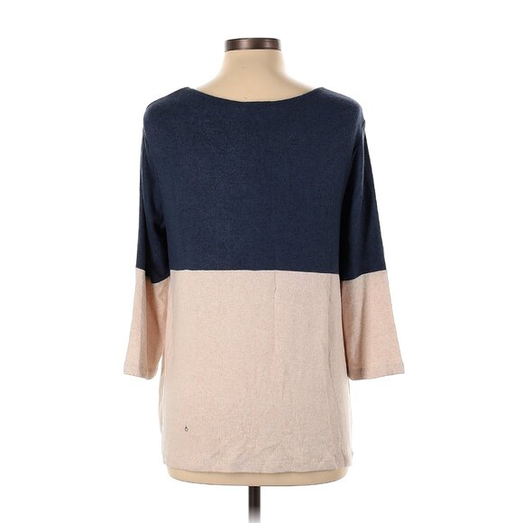 π¨ 50% OFF BUNDLES!π¨ NWT Market & Spruce Color-block Front-Twist Brushed Knit - Picture 3 of 12